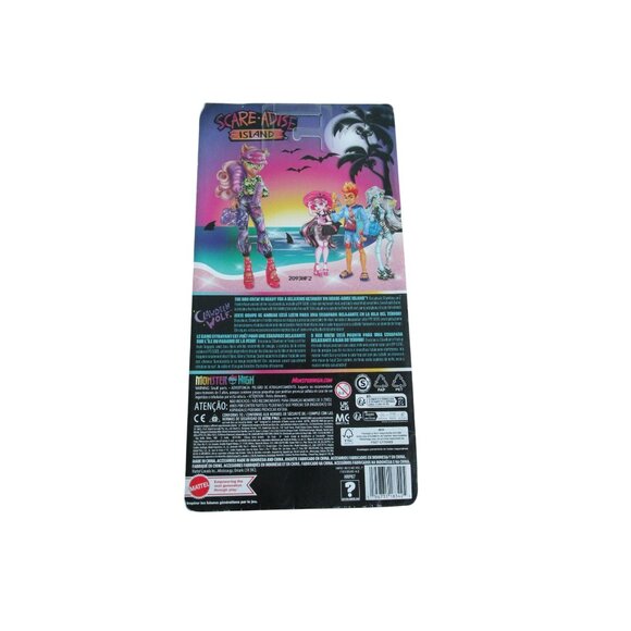 Monster High Scare Adise Island Clawdeen Wolf Doll Box Wear NRFB - Picture 2 of 16